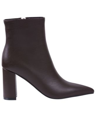 Women's Maren Block Heel Pointed Toe Dress Booties