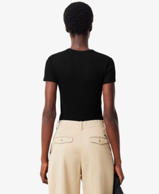 Women's Cotton Slim-Fit Crewneck T-Shirt