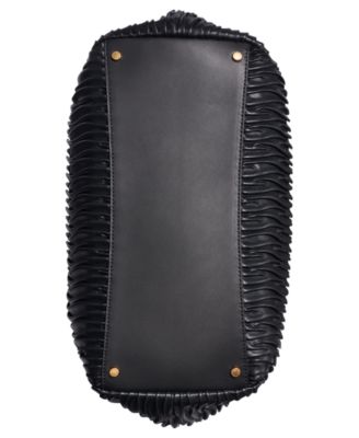 Glenwood Pleated Large Shoulder Handbag