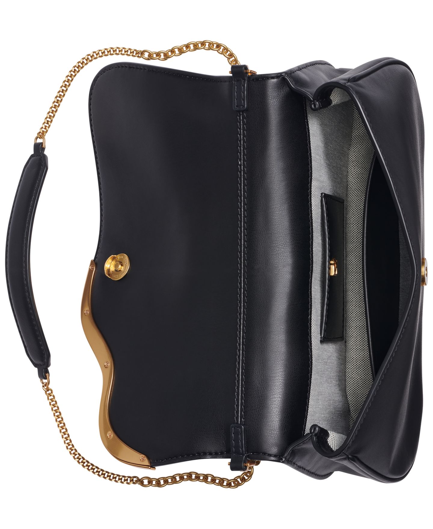 Женская сумка Donna Karan New York Malverne Convertible Small Crossbody, цвет: Чёрный — фото 4