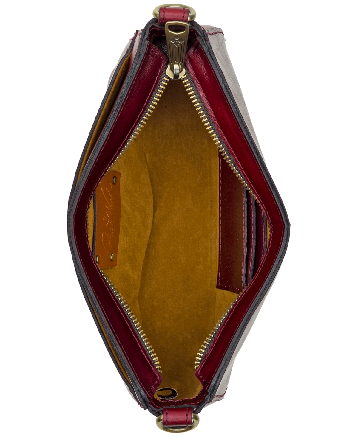 Patricia Nash Women's Sassi Baguette Crossbody Handbag In Burgundy