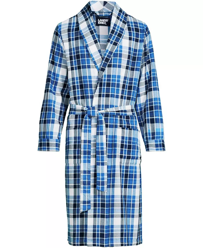 Men's Flannel Robe - thumbnail 5