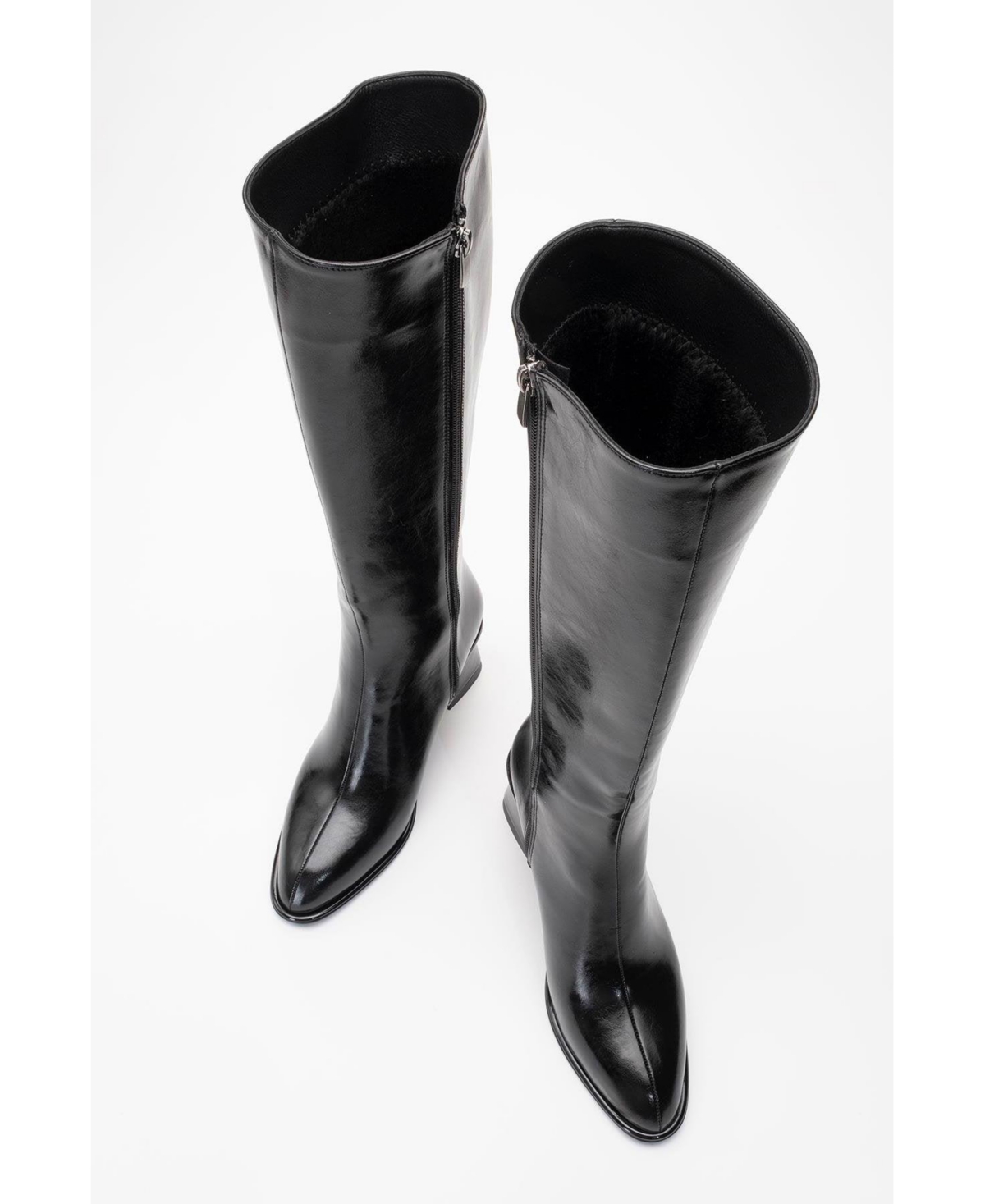 Prologue Shoes Paradis Block Heel Knee High Boot (Women)