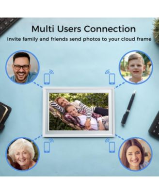 10in Cloud Frame- Easy PhotoShare APP- 20GB Cloud Storage, Auto-Rotate