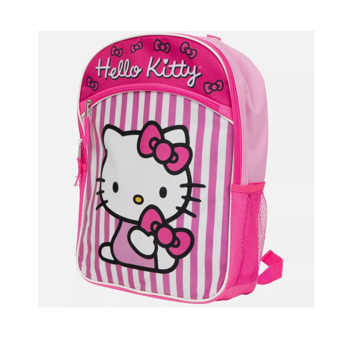 Hello Kitty Fast Forward Hello Kitty 16" Backpack with Molded Front Pocket and Printed Straps for Girls 3+
