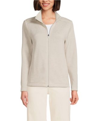 Women's Sweater Fleece Zip Front Jacket
