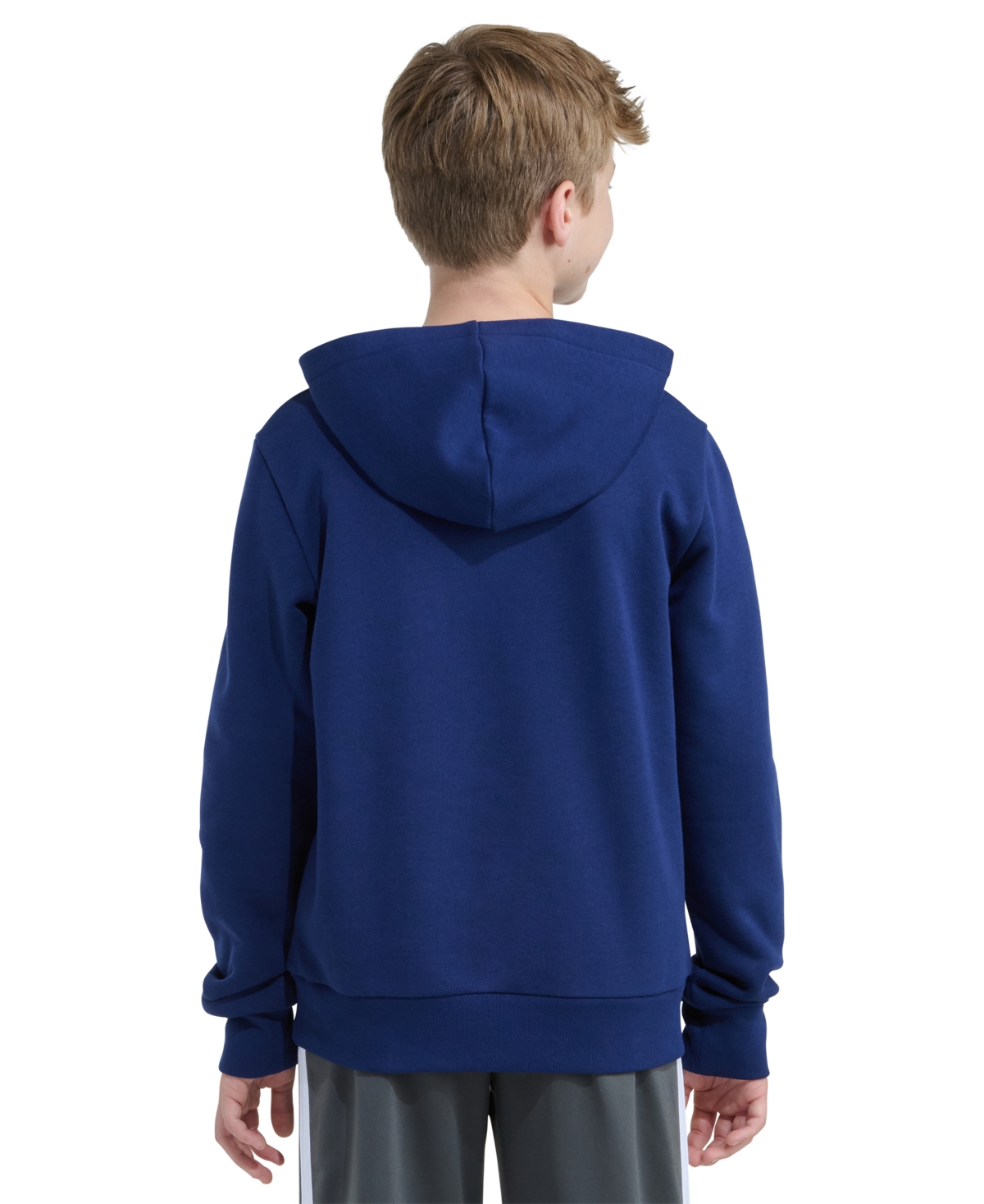 adidas Boys 8-20 Long-Sleeve Hooded Collegiate Sweatshirt