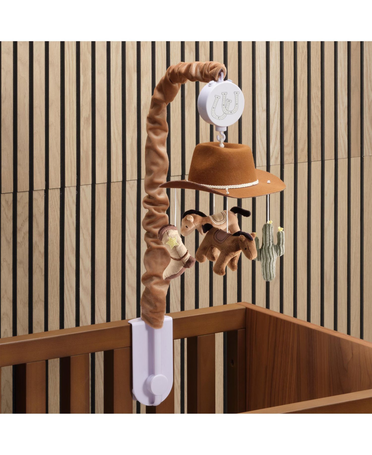 Country Western Cowboy Hat Musical Crib Mobile