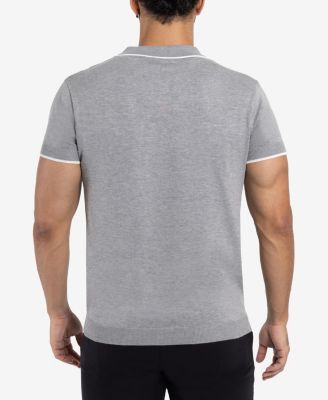 Men's Collar V-Neck Polo Sweater