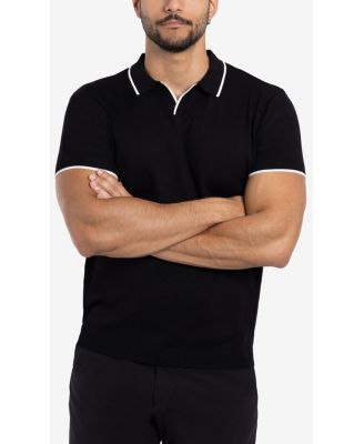 Men's Collar V-Neck Polo Sweater