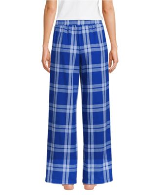 Women's Flannel Wide Leg Sleep Pants