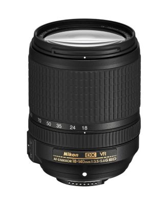 18-140mm f/3.5-5.6G ED AF-S DX NIKKOR VR Lens, Bundle with ProOptic 67mm Filter Kit, Lens Case, Lens Cleaner, Cleaning Kit, Lens Cap Tether