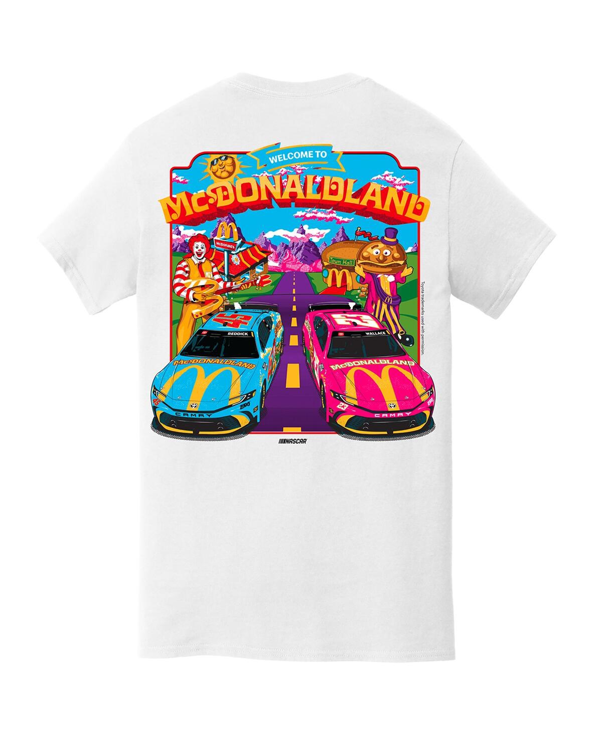 23xi Racing Men's White Mcdonaldland Pocket T-shirt In White