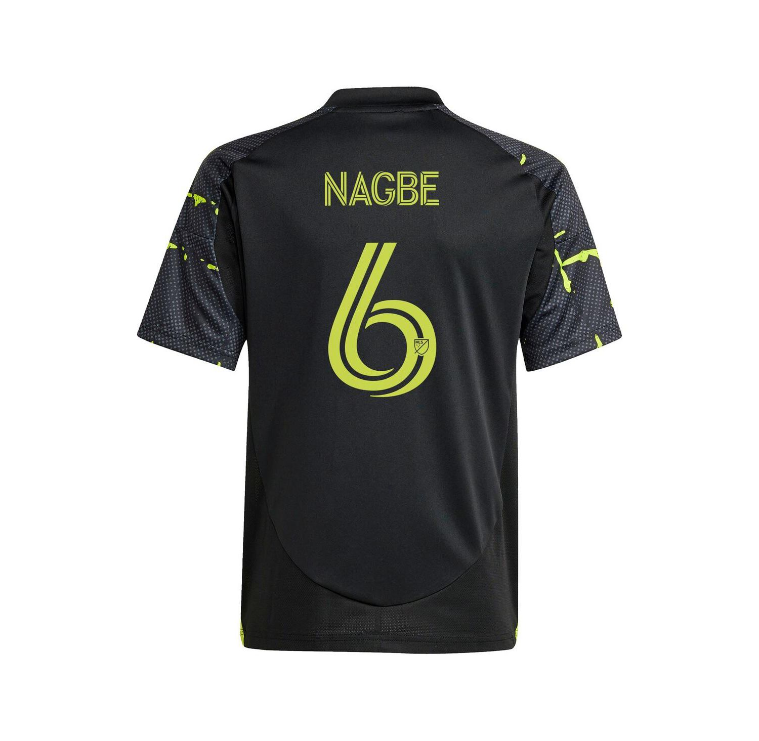 Big Boys and Girls Darlington Nagbe Black Columbus Crew 2025 The Goosebumps Kit Replica Player Jersey