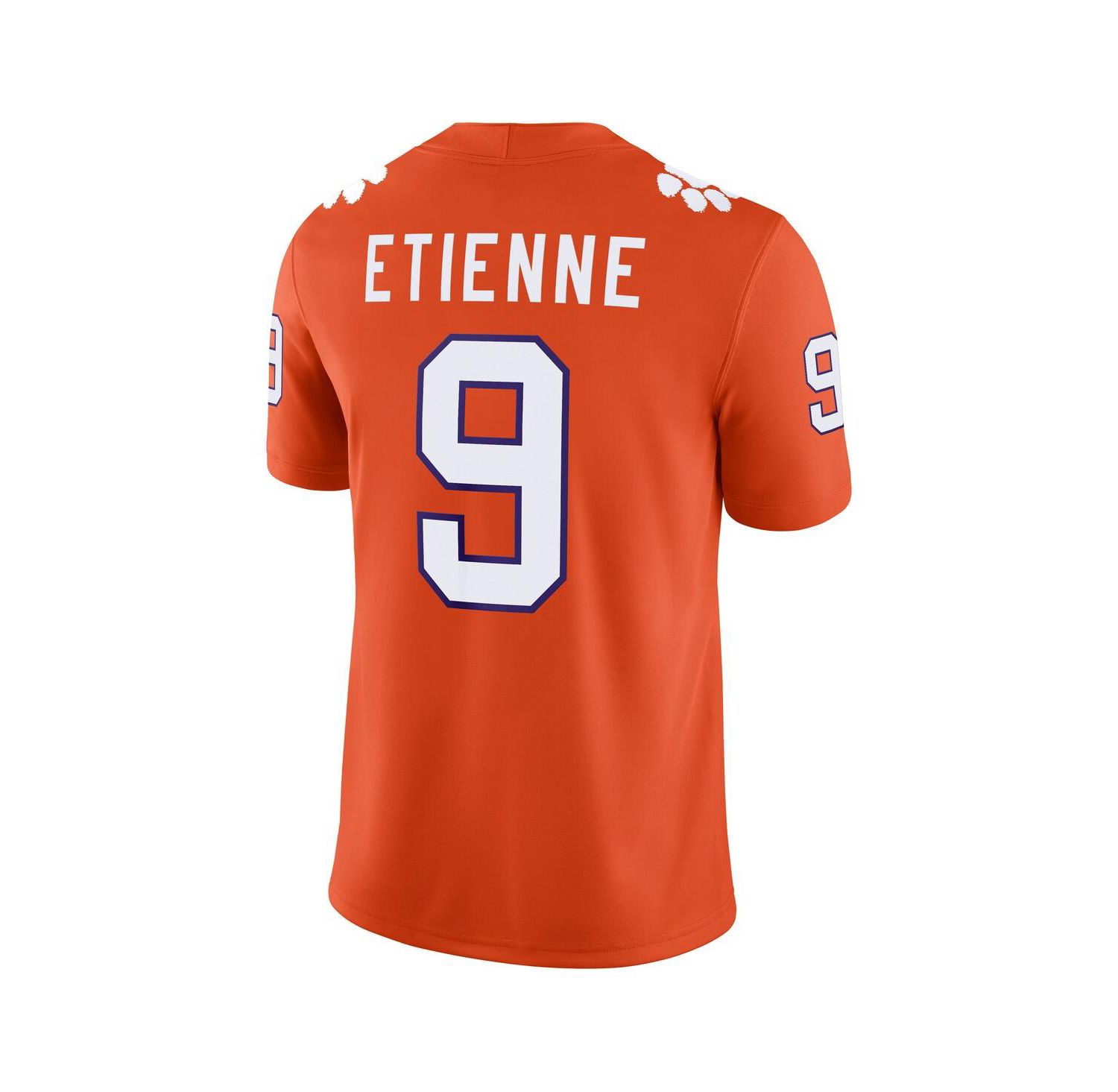 Men's Travis Etienne Orange Clemson Tigers Player Game Jersey