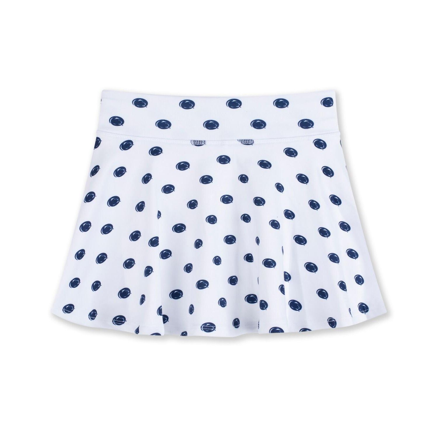 Big Girls White Penn State Nittany Lions All-Over Print Tennis Skort