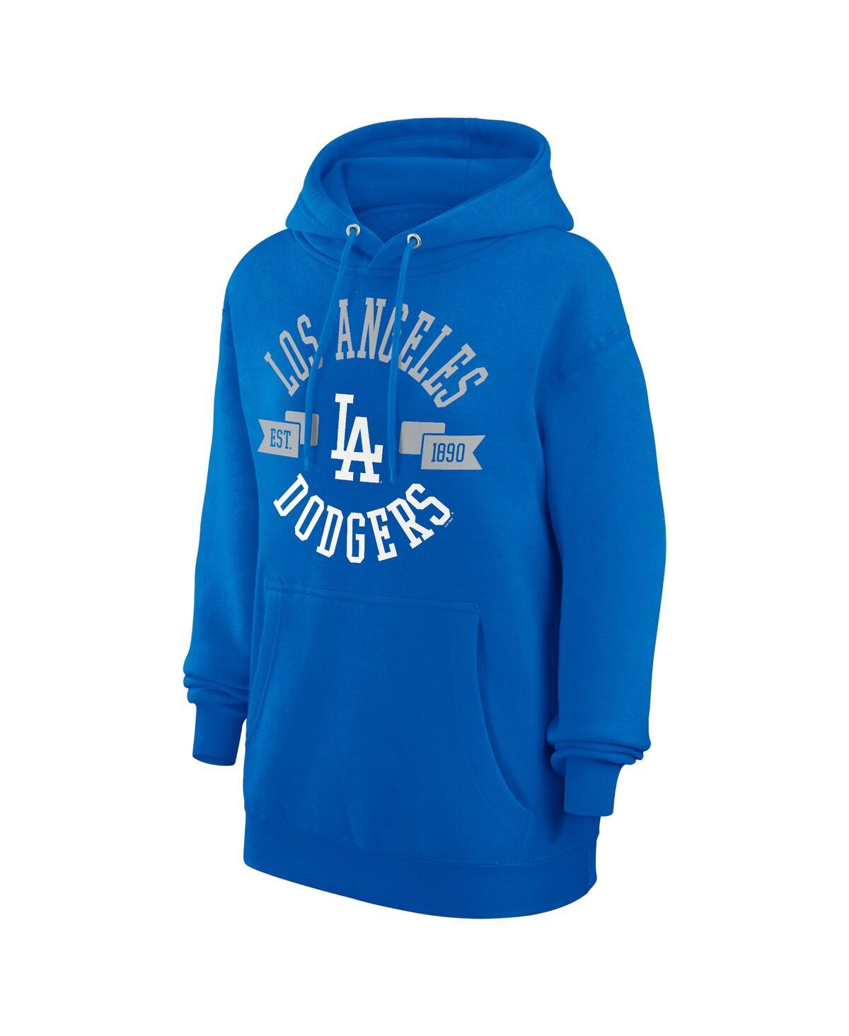G-iii 4her By Carl Banks Women's Royal Los Angeles Dodgers City Graphic Pullover Hoodie In Blue