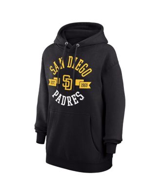 Women's Black San Diego Padres City Graphic Pullover Hoodie