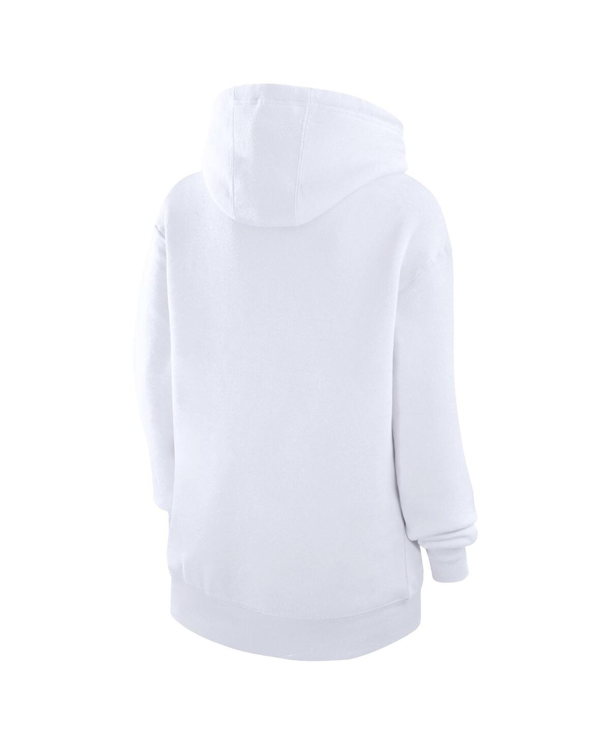 G-iii 4her By Carl Banks Women's White Milwaukee Brewers City Graphic Pullover Hoodie In White