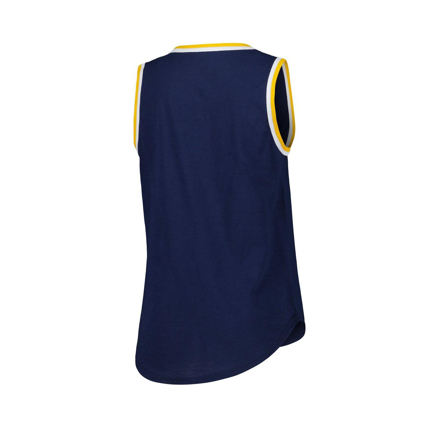 Women's Navy Nashville Predators Strategy Tank Top