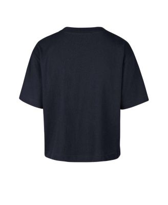 Women's Navy Penn State Nittany Lions Outreach City Relaxed Cropped T-Shirt