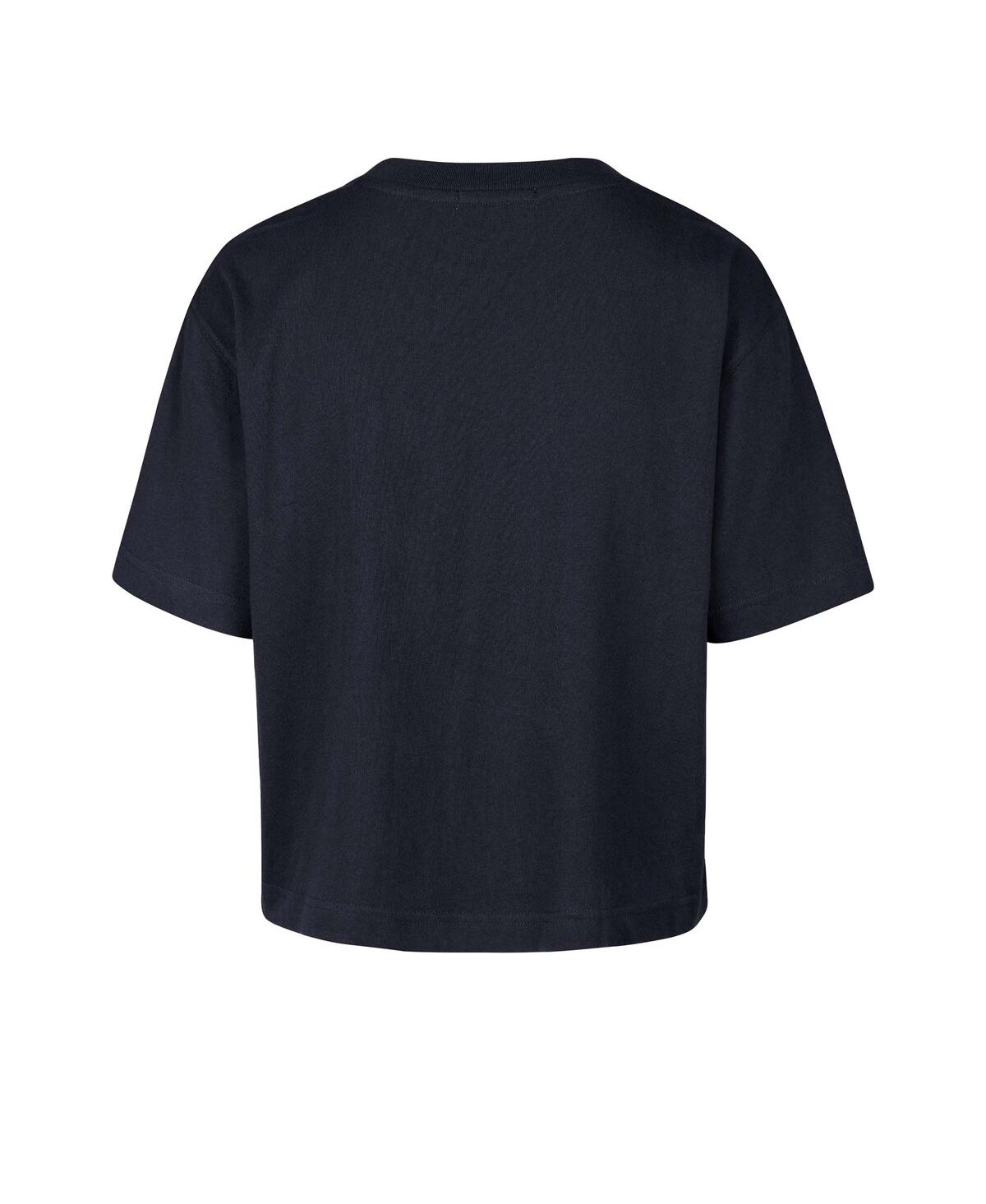 47 Brand Women's Navy Penn State Nittany Lions Outreach City Relaxed Cropped T-shirt In Blue