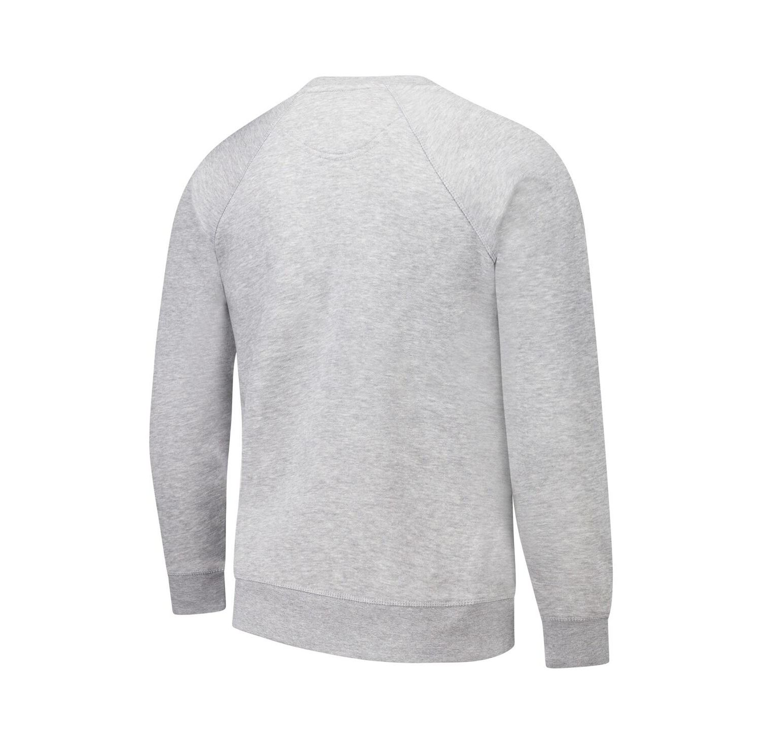 Men's Heather Gray Kansas Jayhawks Tall Arch Essential 2.0 Pullover Sweatshirt