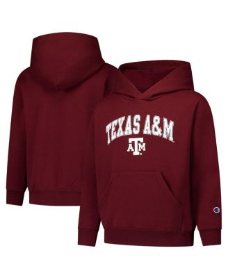 Big Boys and Girls Maroon Texas A&M Aggies Campus Pullover Hoodie