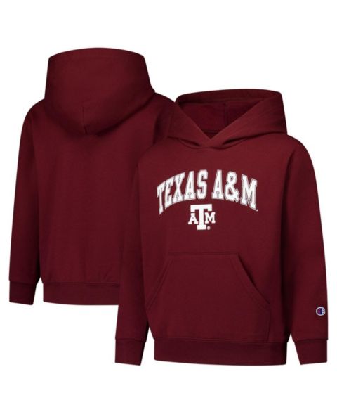 Детское худи Champion Maroon Texas A&M Aggies Campus Pullover