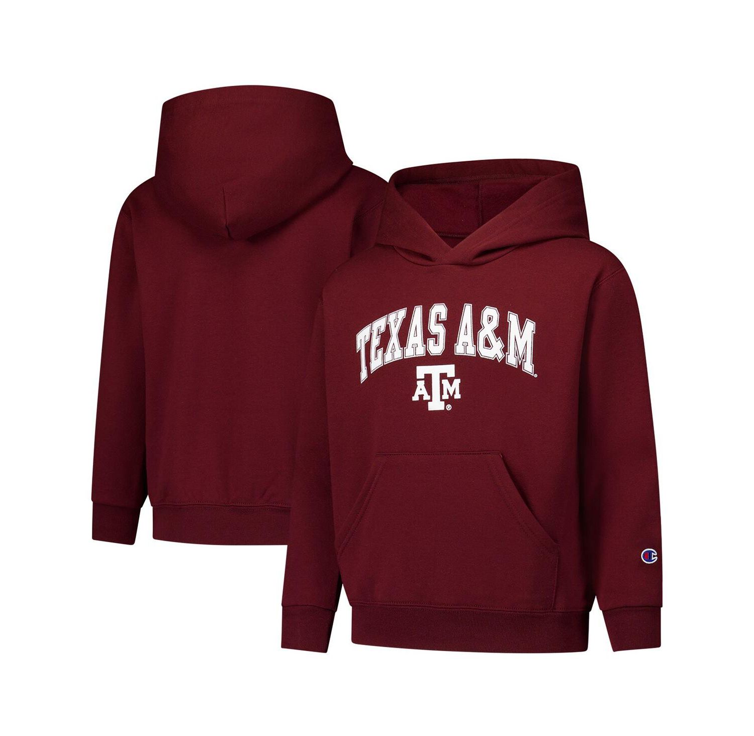 Big Boys and Girls Maroon Texas A&M Aggies Campus Pullover Hoodie