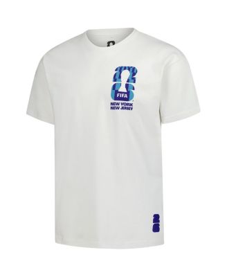 Men's Cream 2026 FIFA World Cup New York Host City Local Oversized T-Shirt