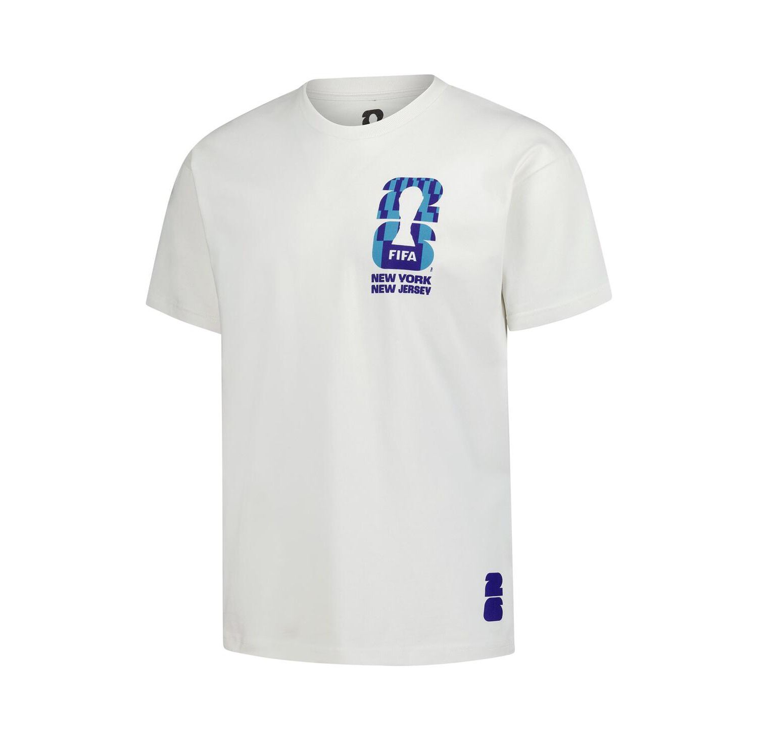 Men's Cream 2026 FIFA World Cup New York Host City Local Oversized T-Shirt
