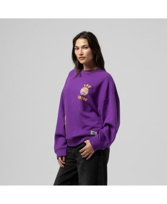 Mitchell & Ness - Women's Purple LSU Tigers Multi-Hit Sweatshirt