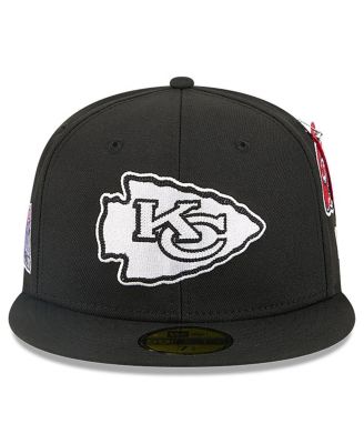 x Alpha Industries Men's Black Kansas City Chiefs 59FIFTY Fitted Hat