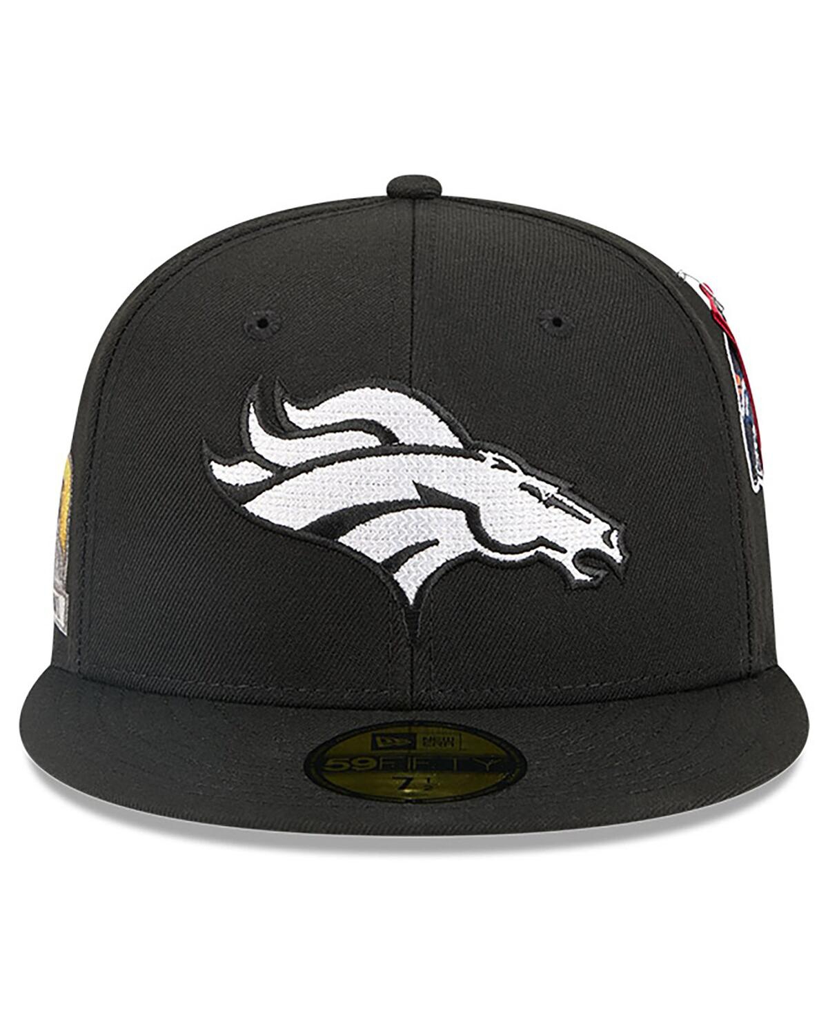 New Era x Alpha Industries Men's Black Denver Broncos 59FIFTY Fitted Hat