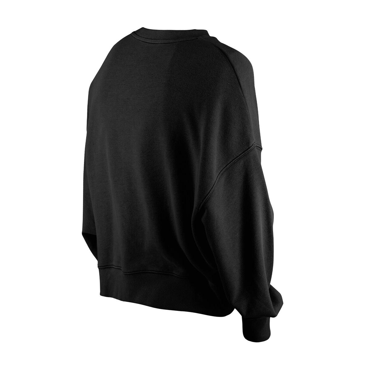 New Era Women's Black Boston Bruins Flip Sequin Sweatshirt In Black