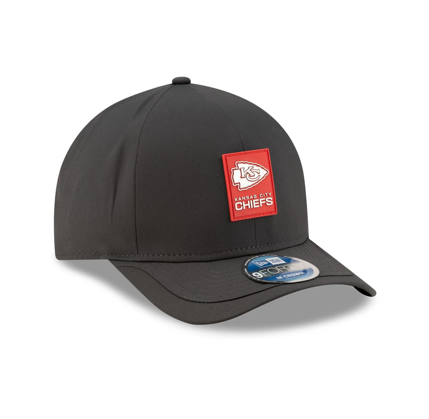 Men's Charcoal Kansas City Chiefs 2025 Sideline Cold Weather 9FORTY M-Crown Adjustable Hat