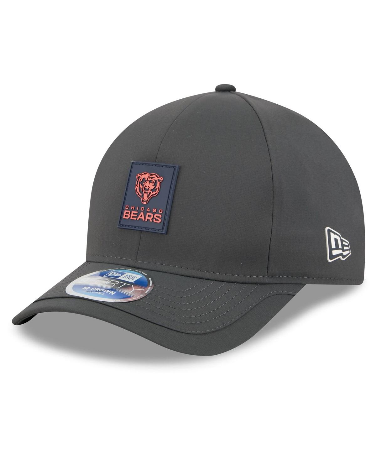 New Era Men's Charcoal Chicago Bears 2025 Sideline Cold Weather 9FORTY M-Crown Adjustable Hat