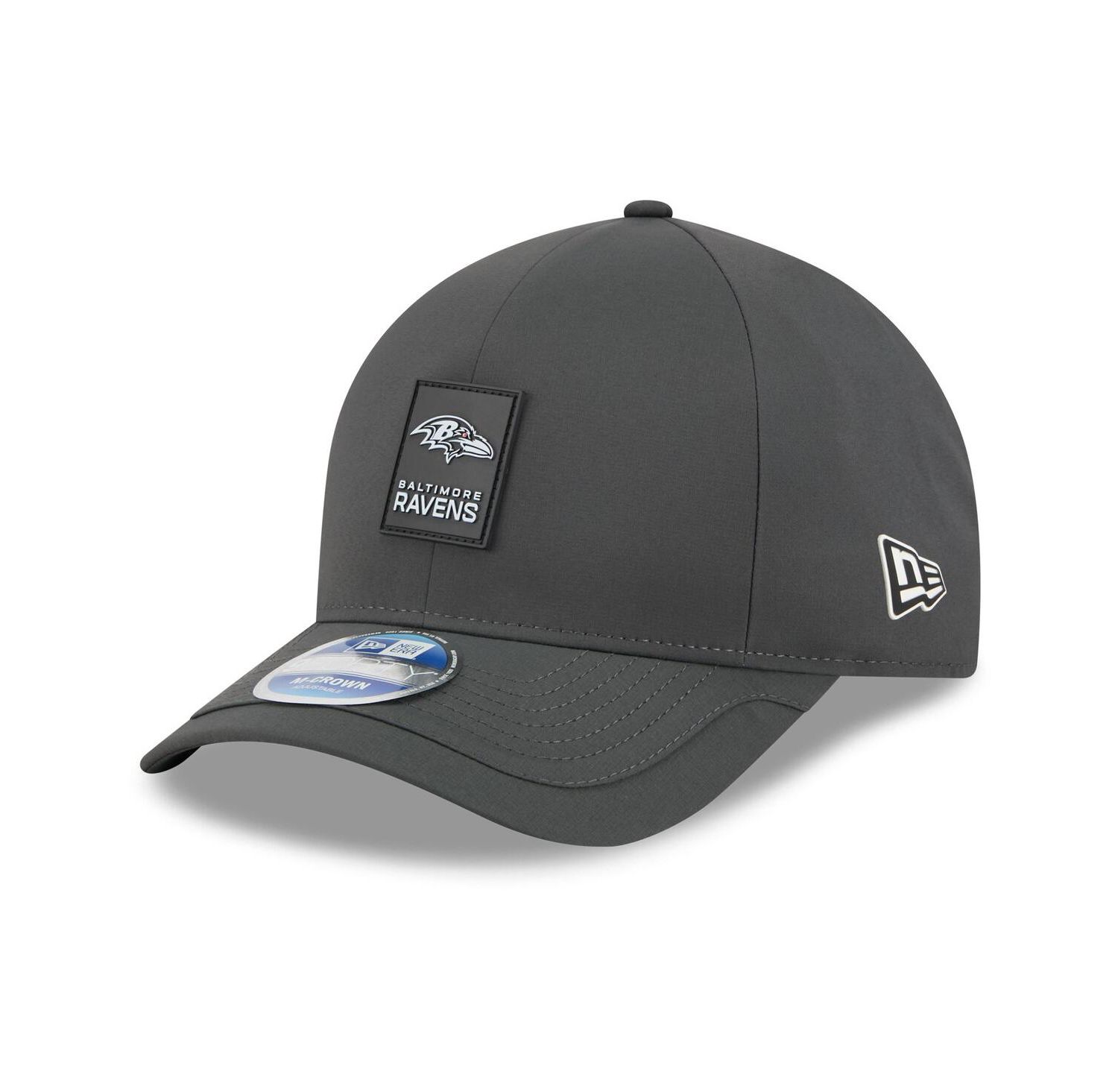 Men's Charcoal Baltimore Ravens 2025 Sideline Cold Weather 9FORTY M-Crown Adjustable Hat