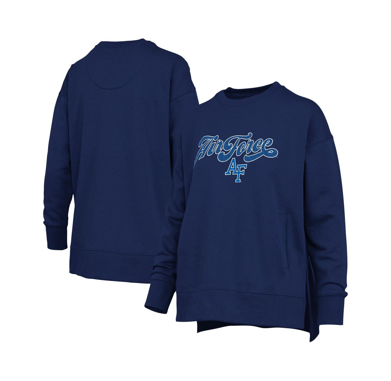Women's Royal Air Force Falcons Bonanza Chenille Harper Script Sweatshirt