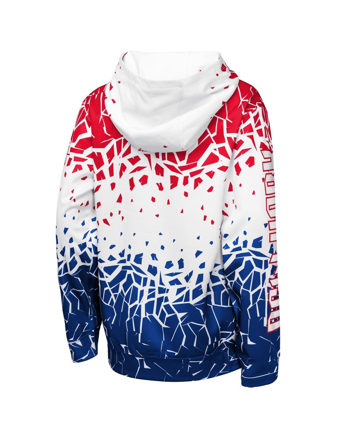 Outerstuff Big Boys And Girls Red New York Rangers Frozen Frenzy Hoodie In Multi