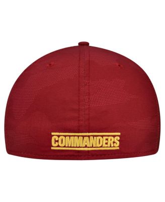 Men's Burgundy Washington Commanders Tonal Camo 39THIRTY Stretch Fit Hat