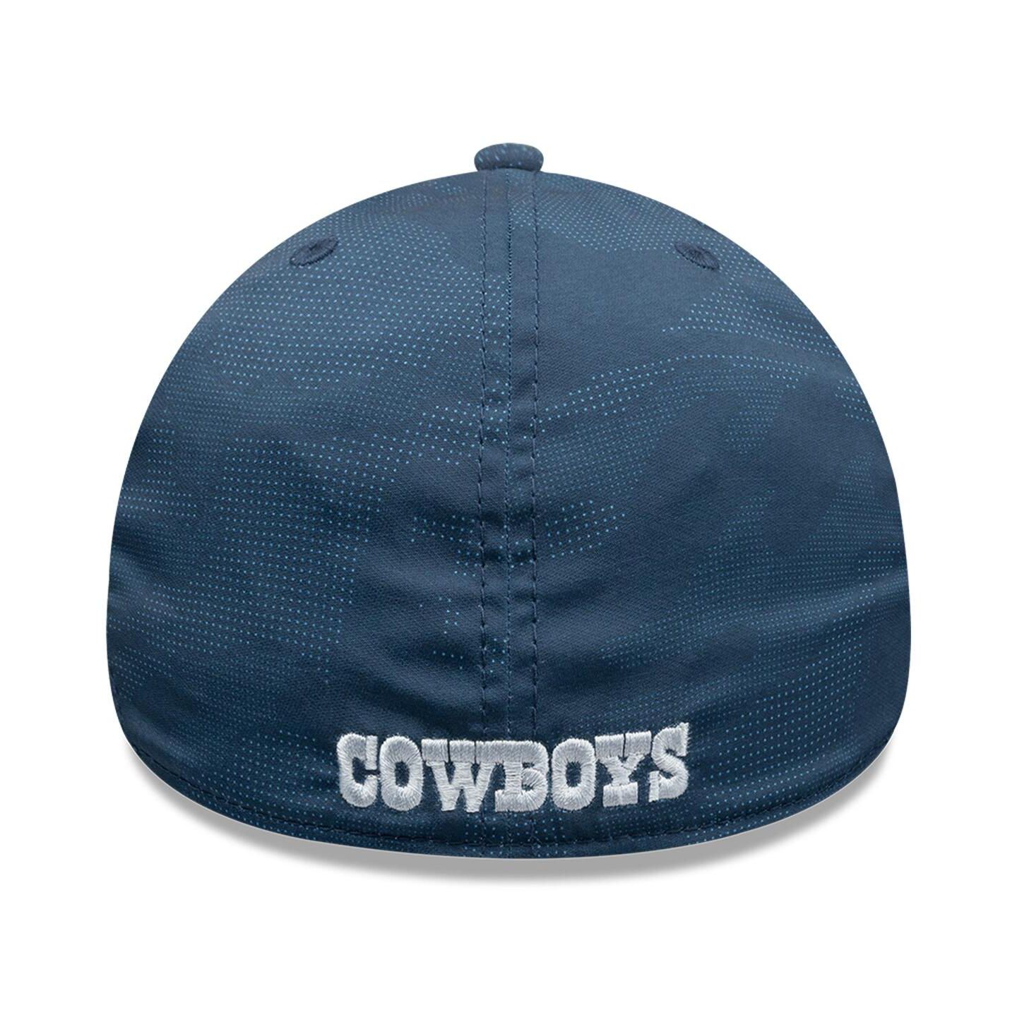 Мужская кепка New Era Navy Dallas Cowboys Tonal Camo 39THIRTY Flex Hat — фото 2