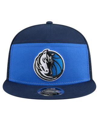 Men's Blue/Navy Dallas Mavericks Outdoor Split Panel 9FIFTY Snapback Hat