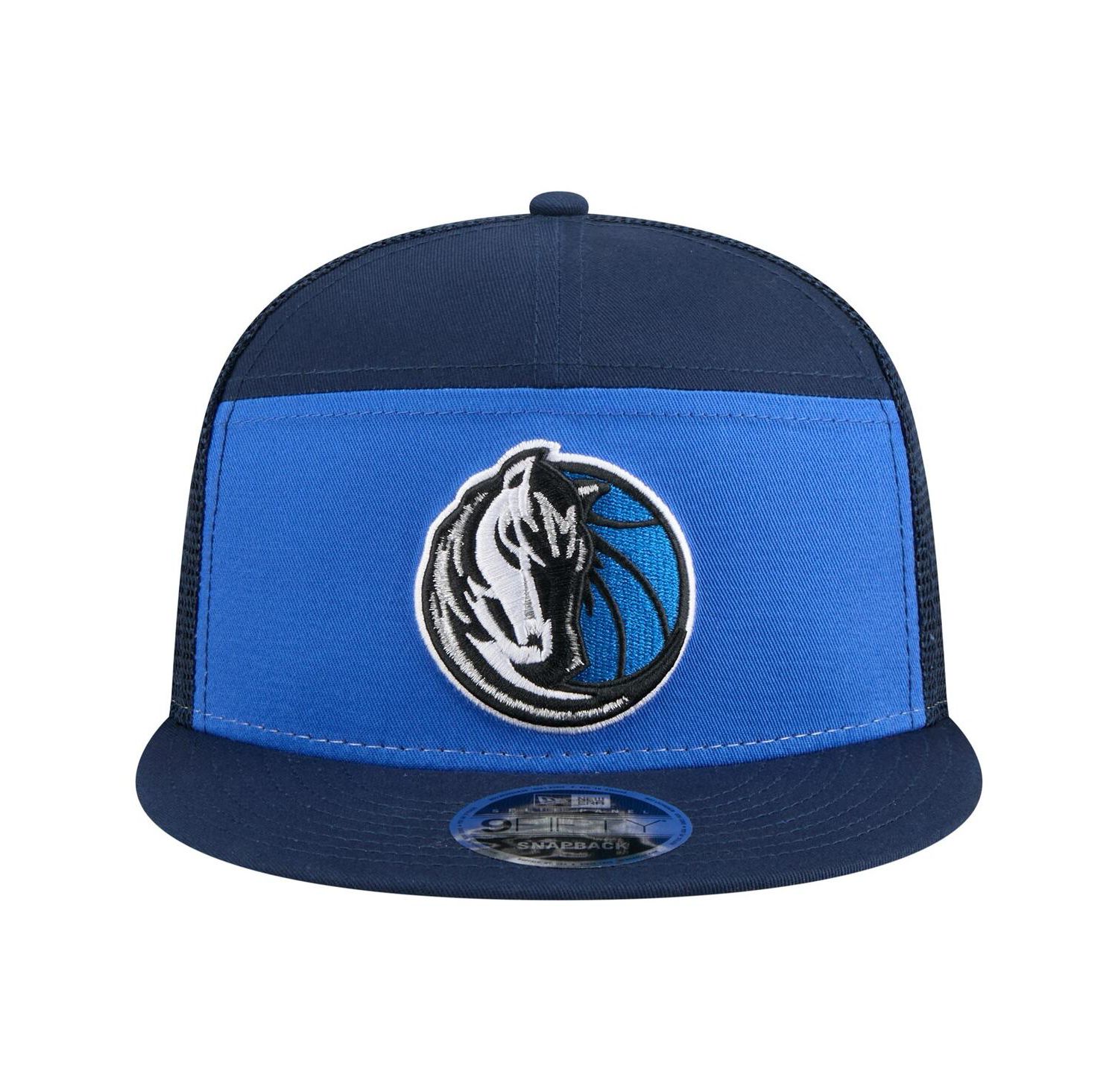 Men's Blue/Navy Dallas Mavericks Outdoor Split Panel 9FIFTY Snapback Hat