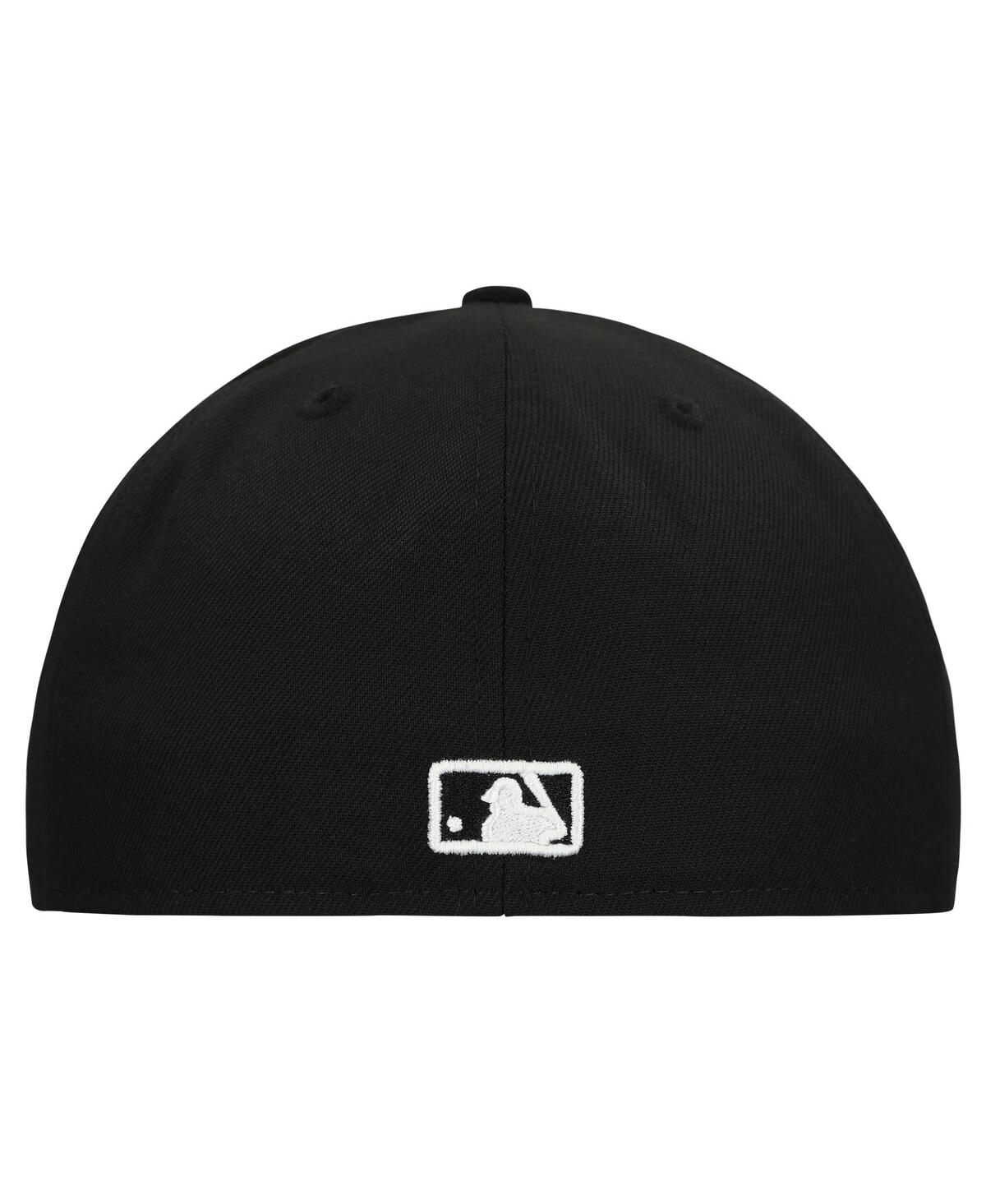 New Era Men's Black St. Louis Cardinals Tri-hit 59fifty Fitted Hat In Black