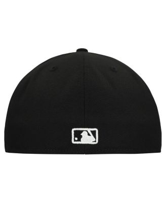 Men's Black Cleveland Guardians Tri-Hit 59FIFTY Fitted Hat