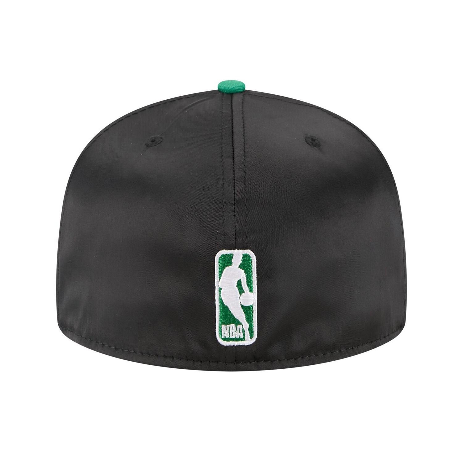 Men's Black/Kelly Green Boston Celtics Satin Two-Tone 59FIFTY Fitted Hat