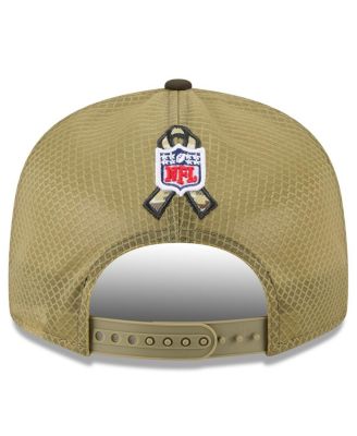 Men's Dark Green Cincinnati Bengals 2025 Salute to Service Split Panel 9FIFTY Snapback Hat