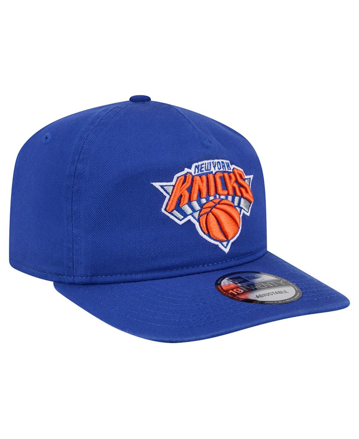 New Era Men's Royal New York Knicks Cotton 19twenty Adjustable Hat In Blue